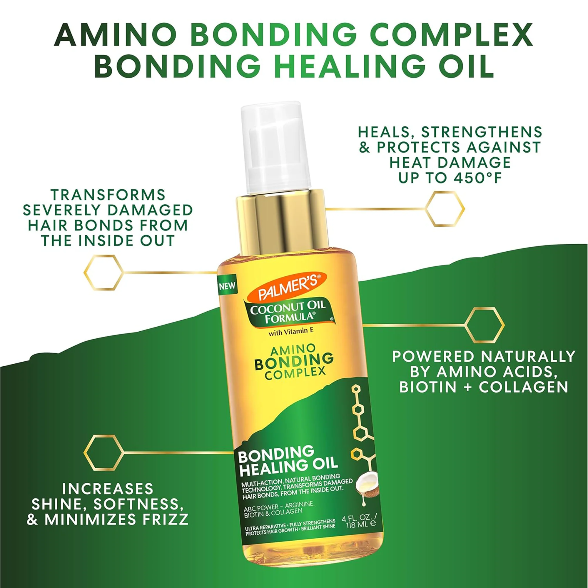Palmer's Amino Bonding Complex Bonding Healing Oil 118ml - Image 4