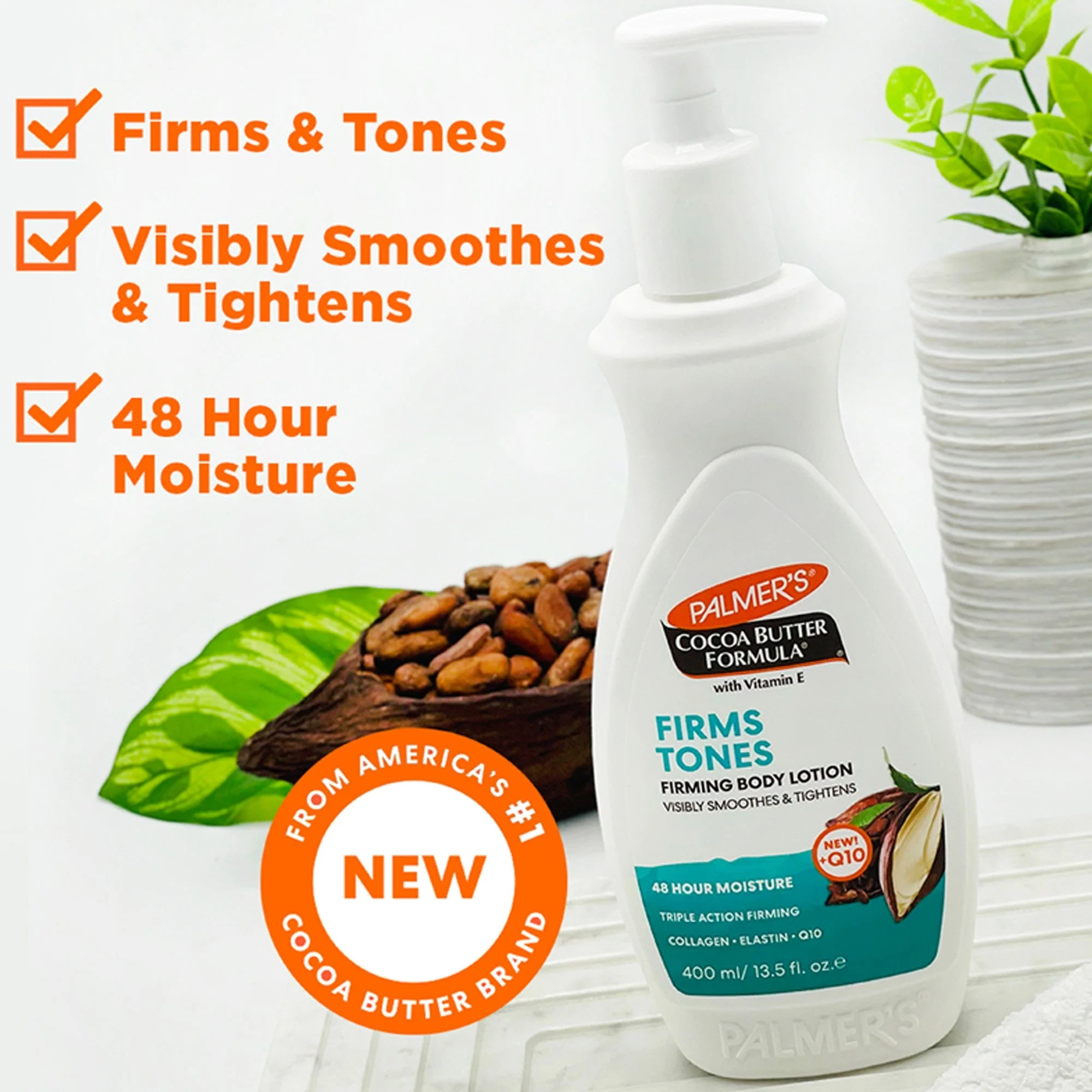 Palmer's Cocoa Butter Firms & Tones Body Lotion 400ml - Image 4