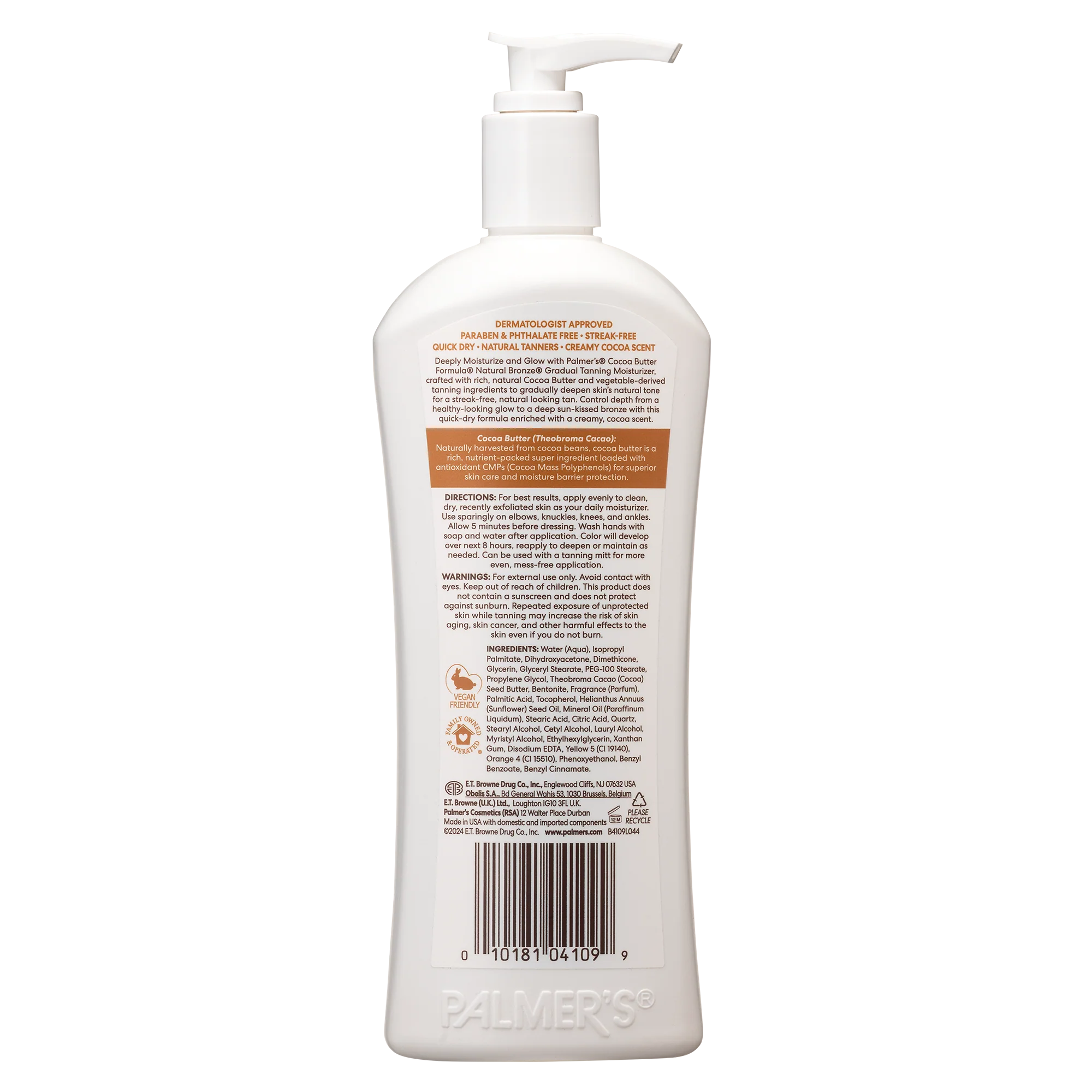 Palmer's Cocoa Butter Natural Bronze Tanning Moisturiser 400ml - Image 3