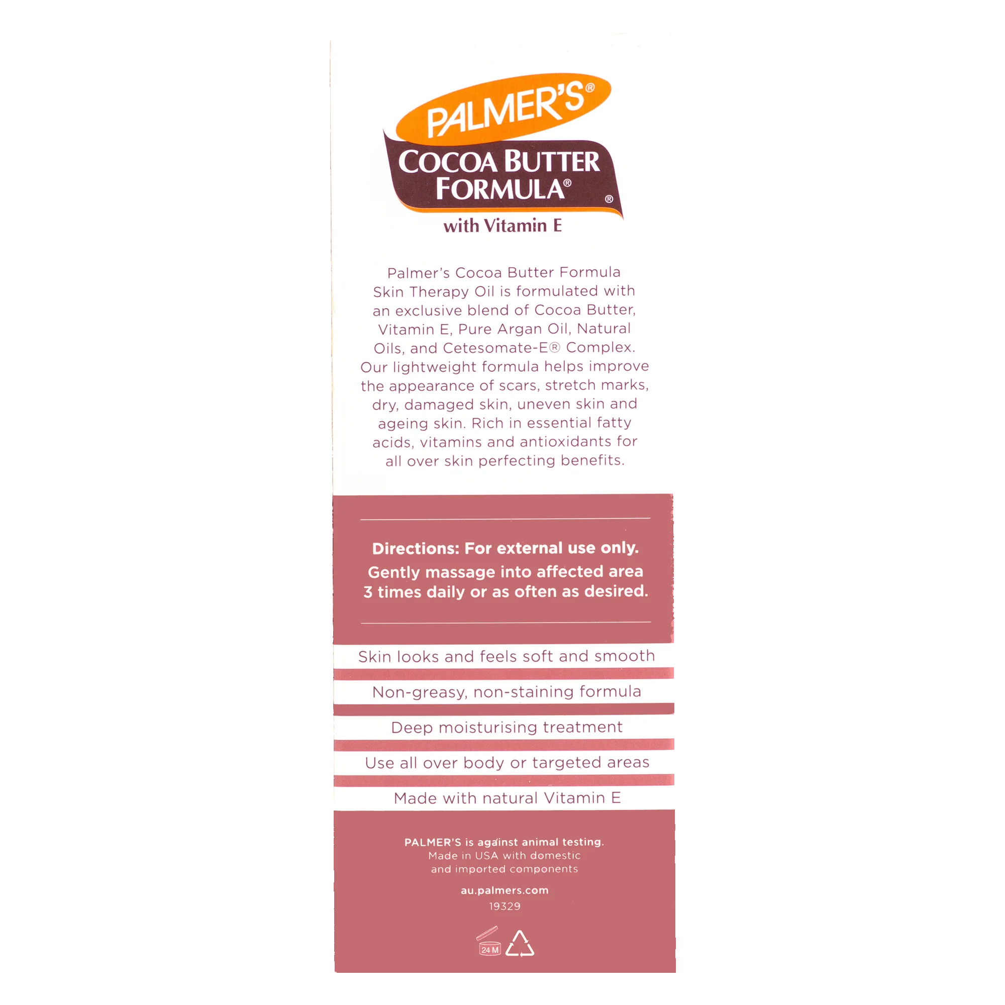 Palmer's Cocoa Butter Skin Therapy Oil Rosehip Scent 60ml - Image 3