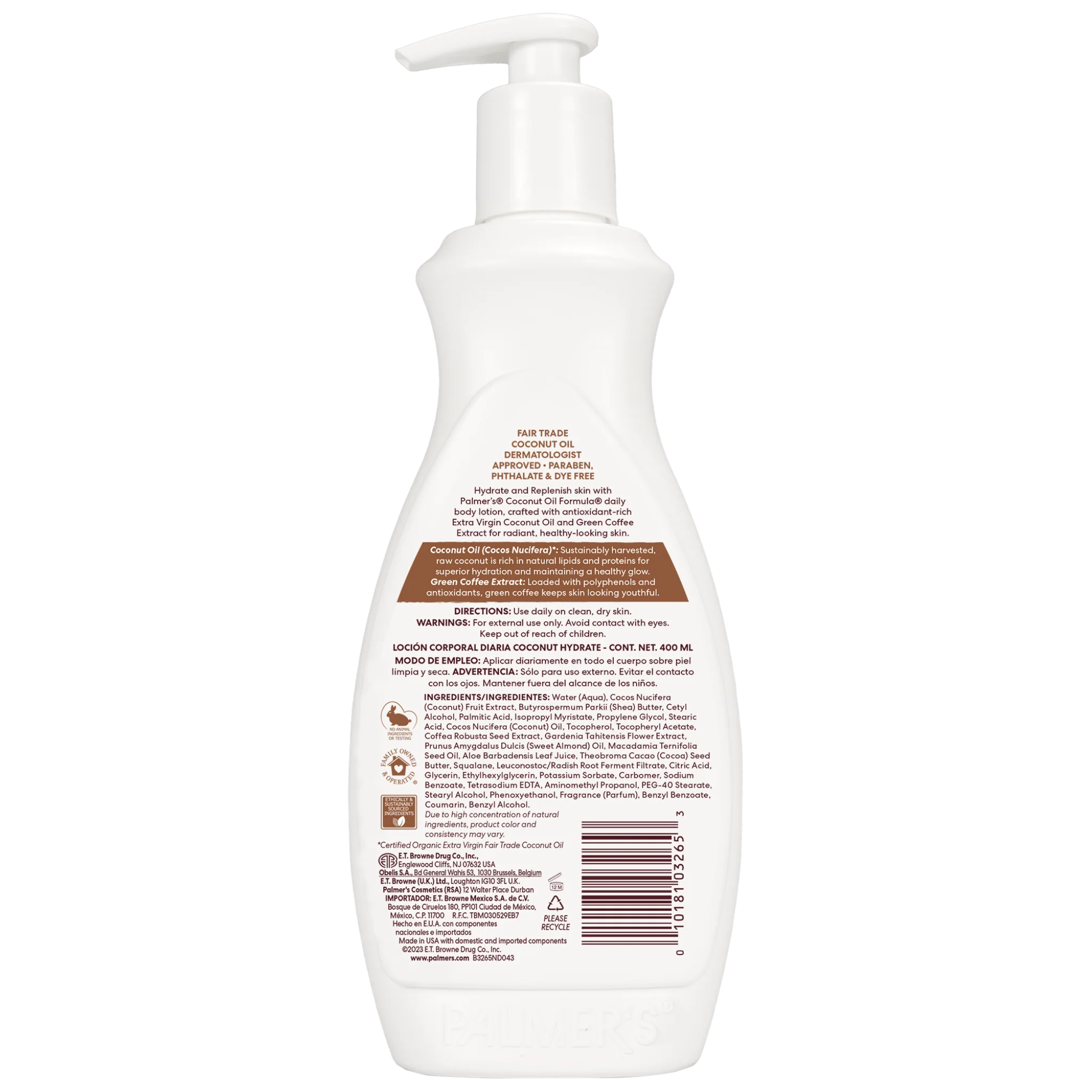 Palmer's Coconut Oil Body Lotion 400ml - Image 6