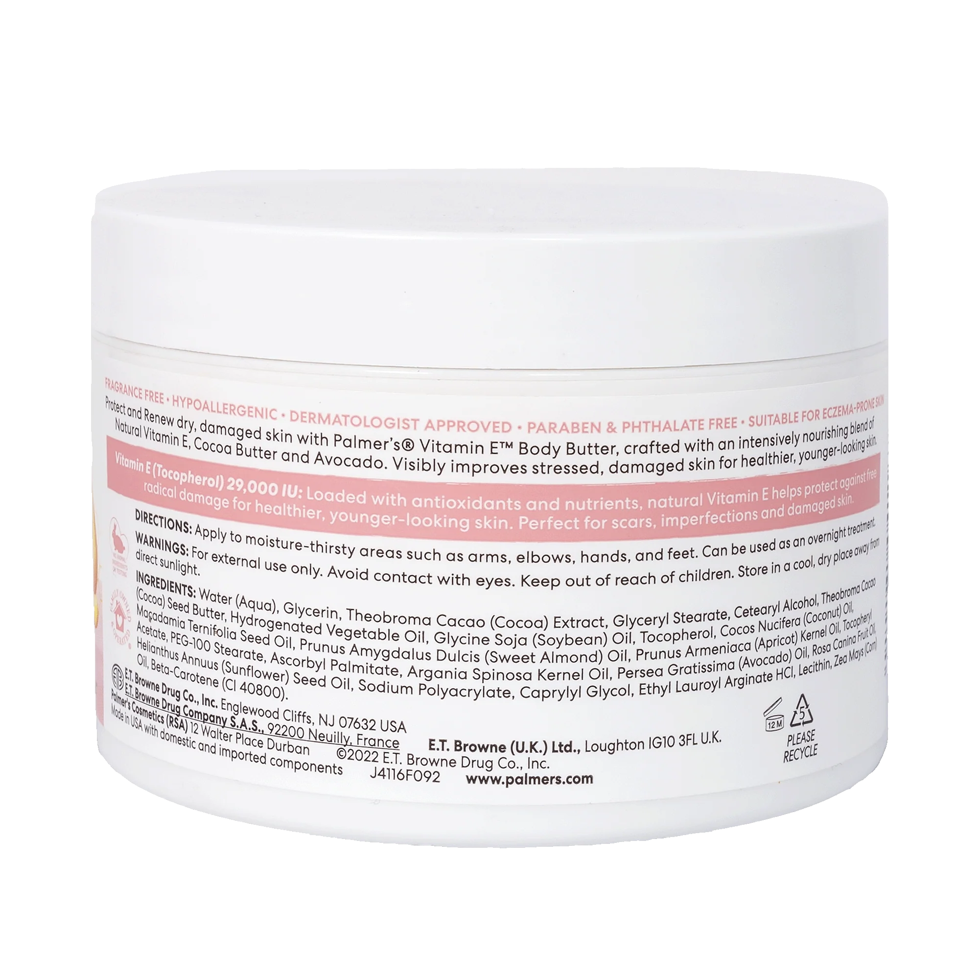 Palmer's Natural Vitamin E Body Butter 200g - Image 4