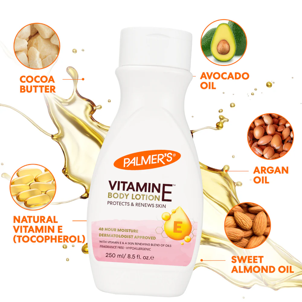 Palmer's Natural Vitamin E Body Lotion 250ml - Image 4