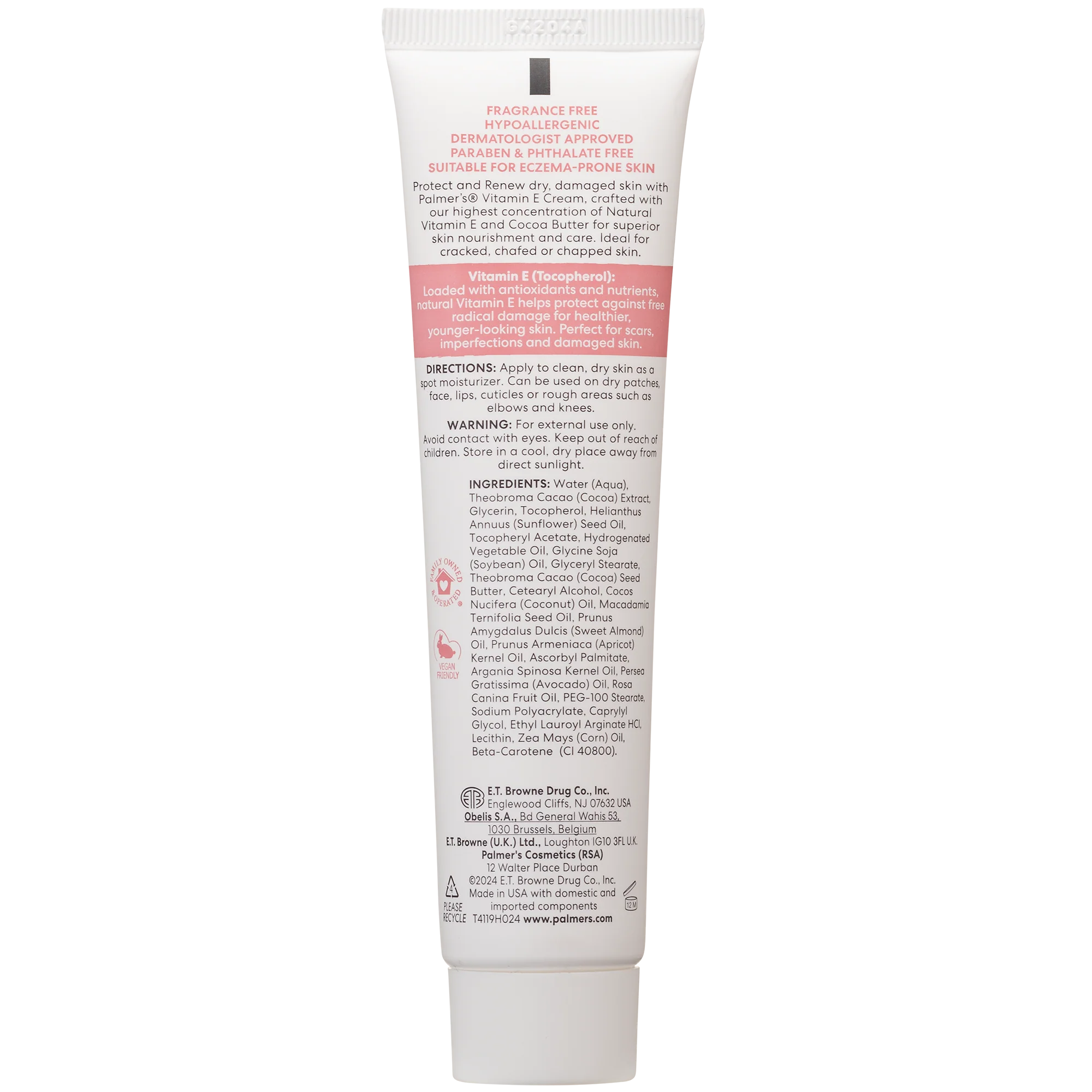 Palmer's Natural Vitamin E Concentrated Cream 60g - Image 8