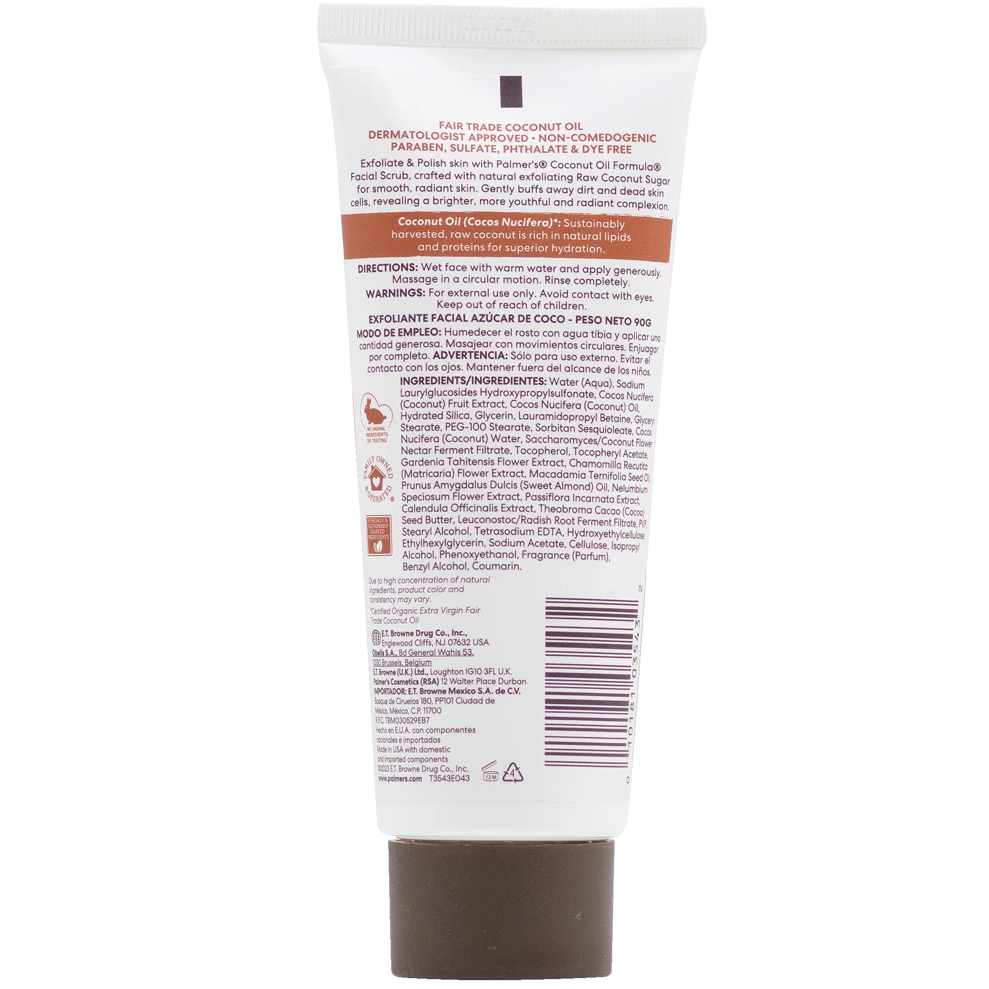 Palmer's Raw Coconut Sugar Facial Scrub 90g - Image 3