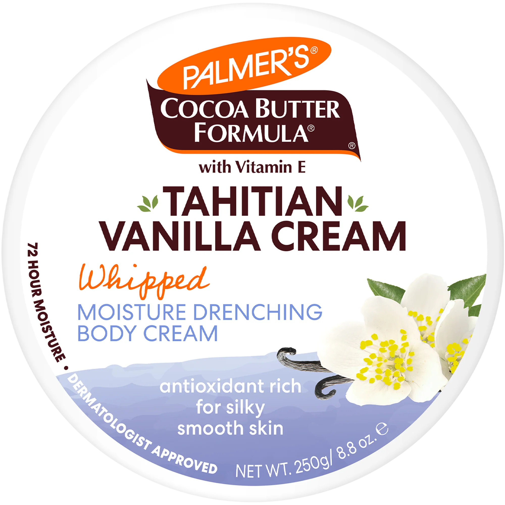 Palmer's Tahitian Vanilla Whipped Body Cream 250g - Image 5